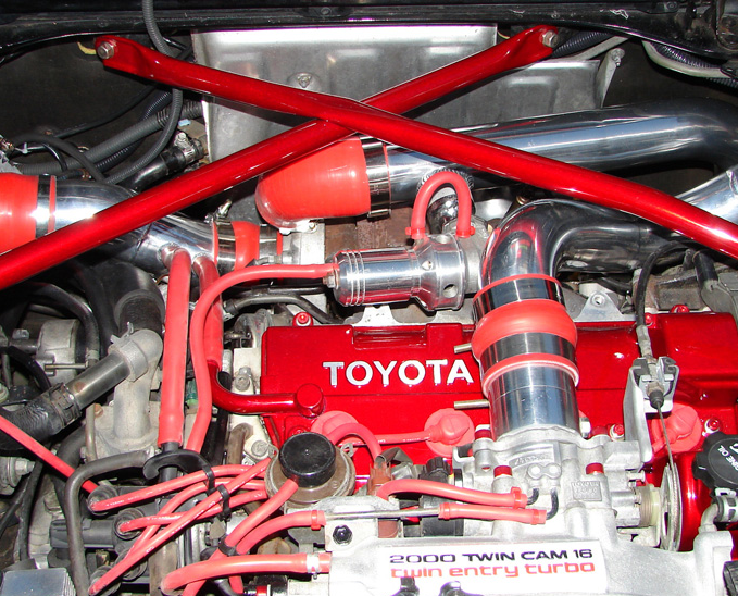 Hitzeschutzblech Hitzeschutz Hitzeschild Heatshield Toyota MR2 Turbo MR 2  3S-GTE