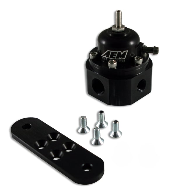 AEM Fuel Pressure Regulator – Universal – Black