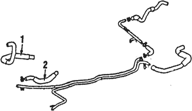 Radiator Coolant Hoses - AW11 MR2