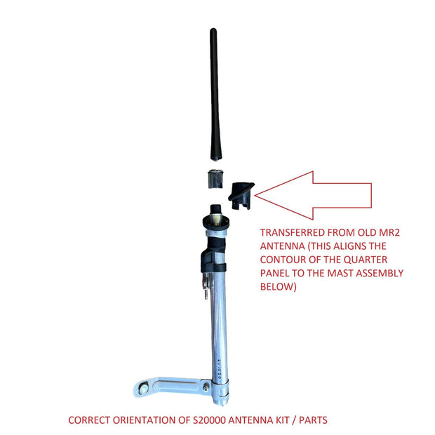 S2000 Antenna Mod - SW20 MR2