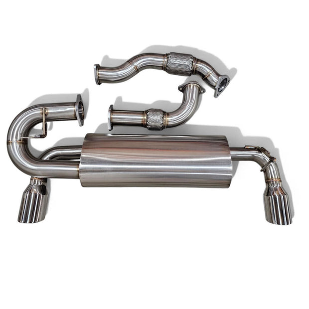 TCS 3" Single Muffler Dual Exhaust V2 - SW20 MR2