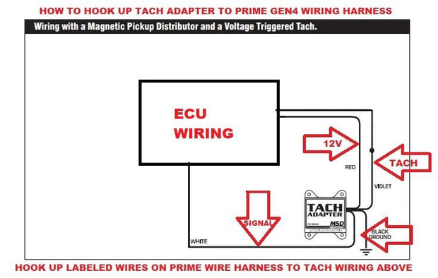 Tach Adapter - Gen4 or Gen5 3SGTE