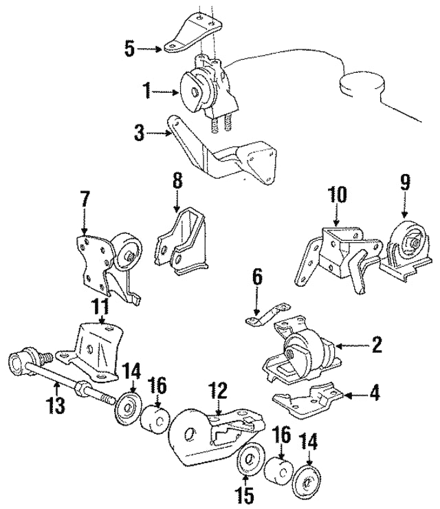 Rear Engine Motor Mount - SW20 MR2 – Prime MR2